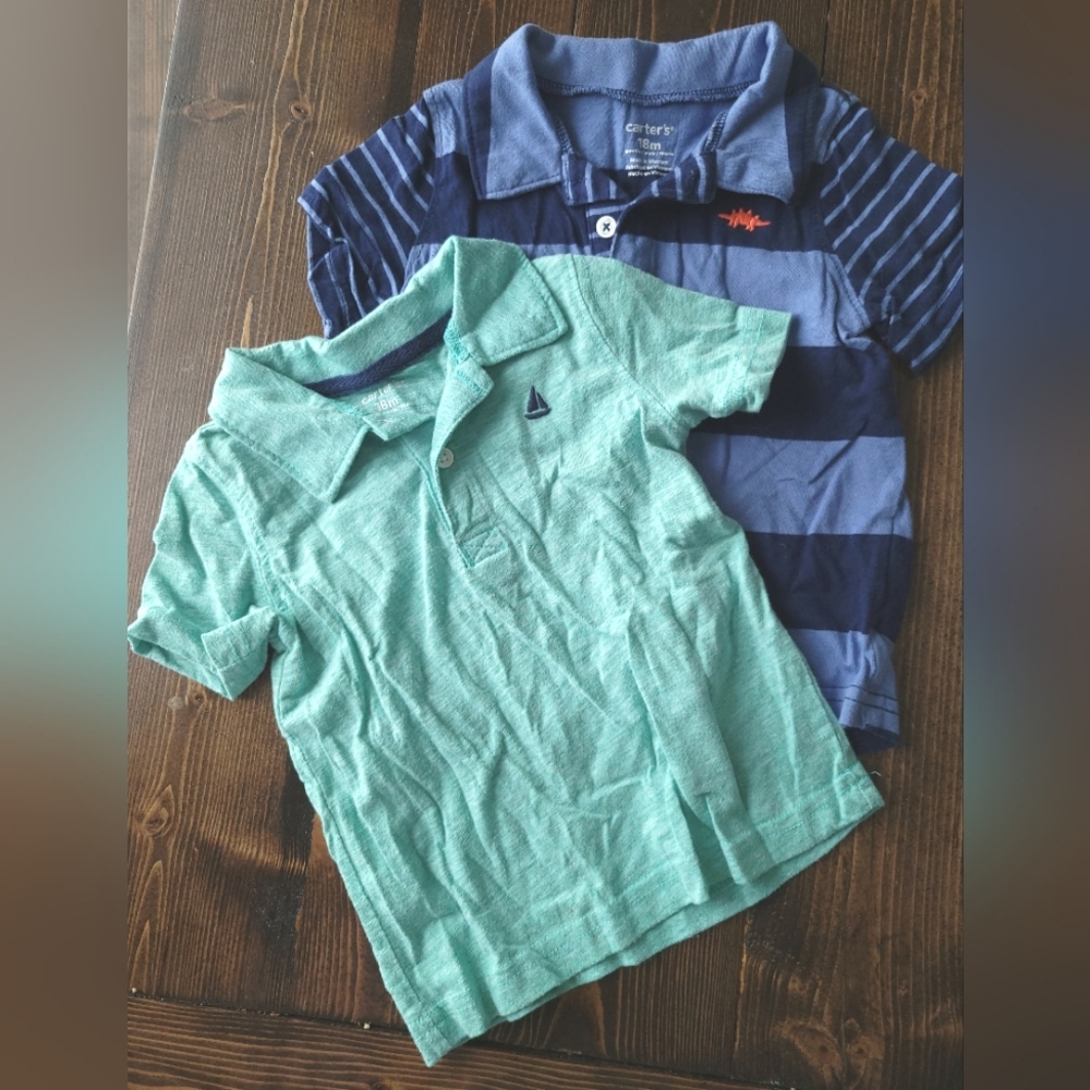 2 Carter's boys polos